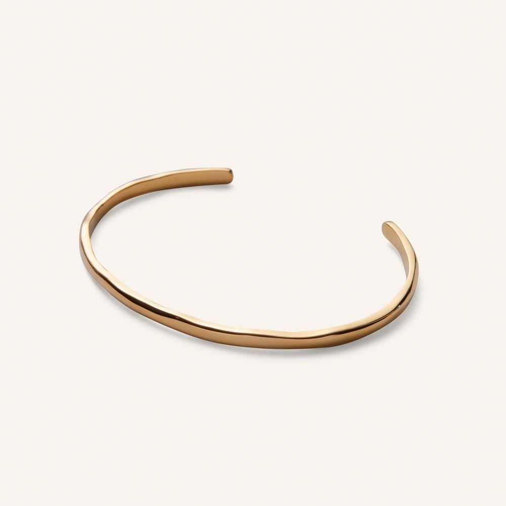 Spirit Bracelet in Gold-Plated by Pernille Corydon on a white background