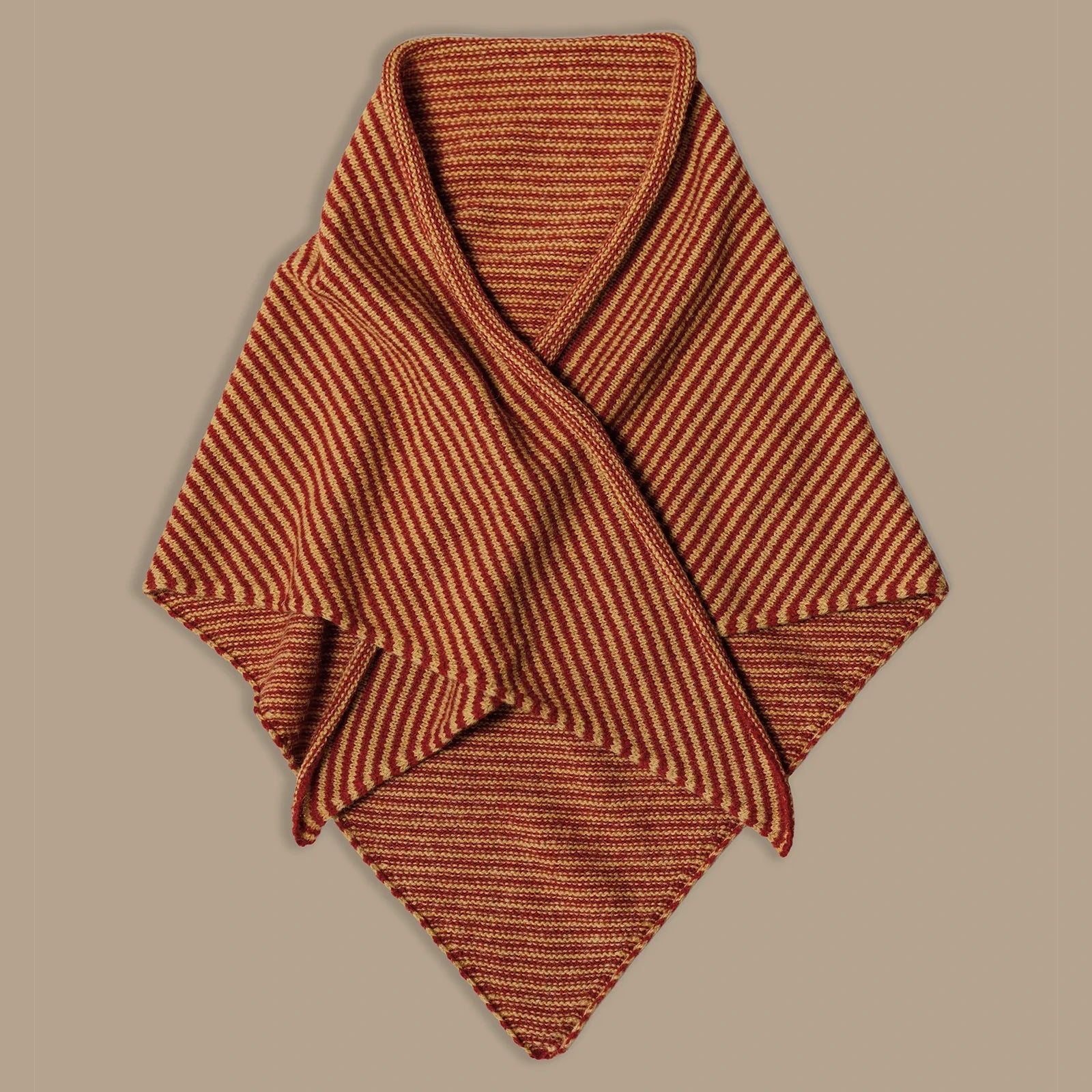 ROVE Knitwear British Wool Triangle Scarf - UK Made