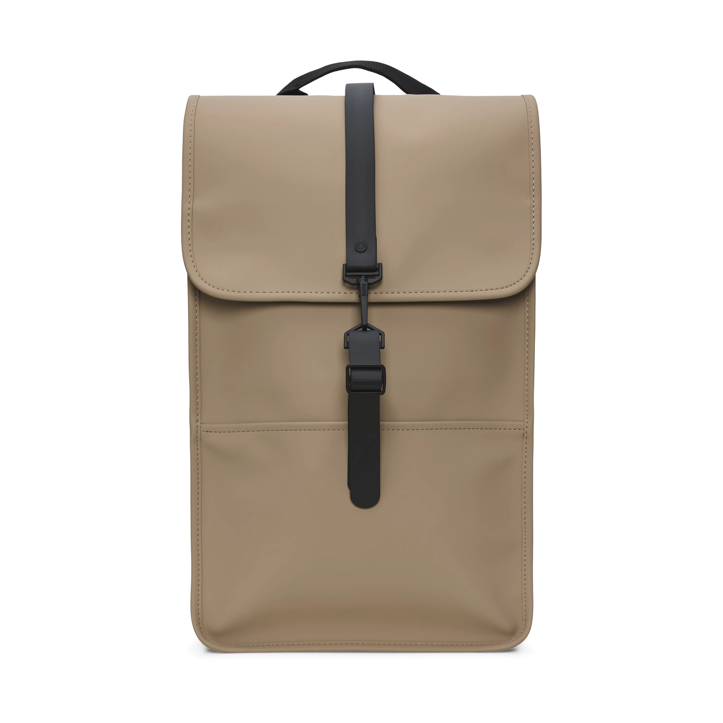 Rains Backpack in Beige | Waterproof