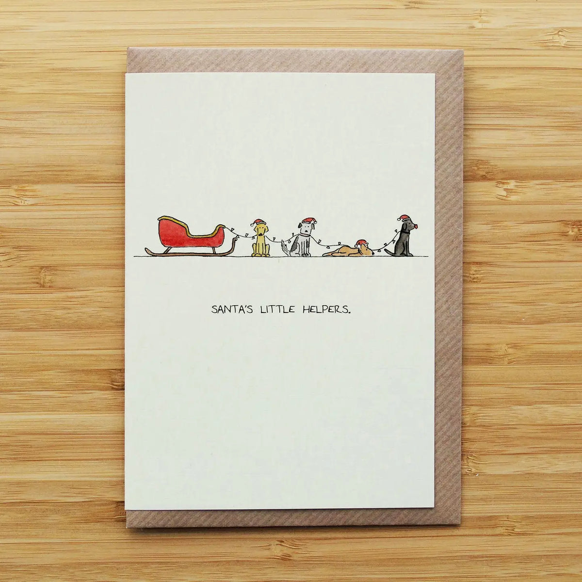 Dog Sleigh Card by RossJDesigns