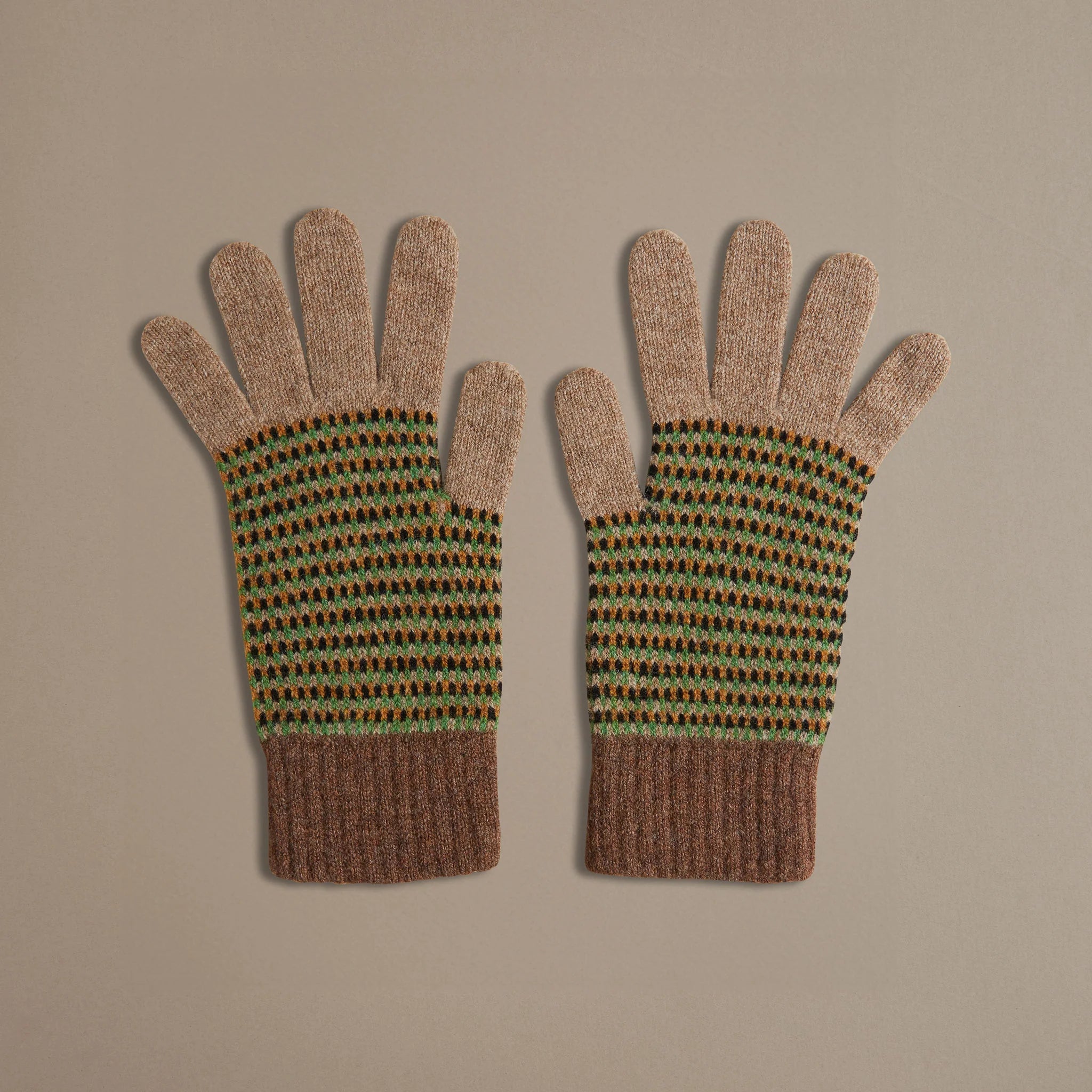 ROVE Knitwear Lambswool Marl Gloves - UK Made - Lifestory