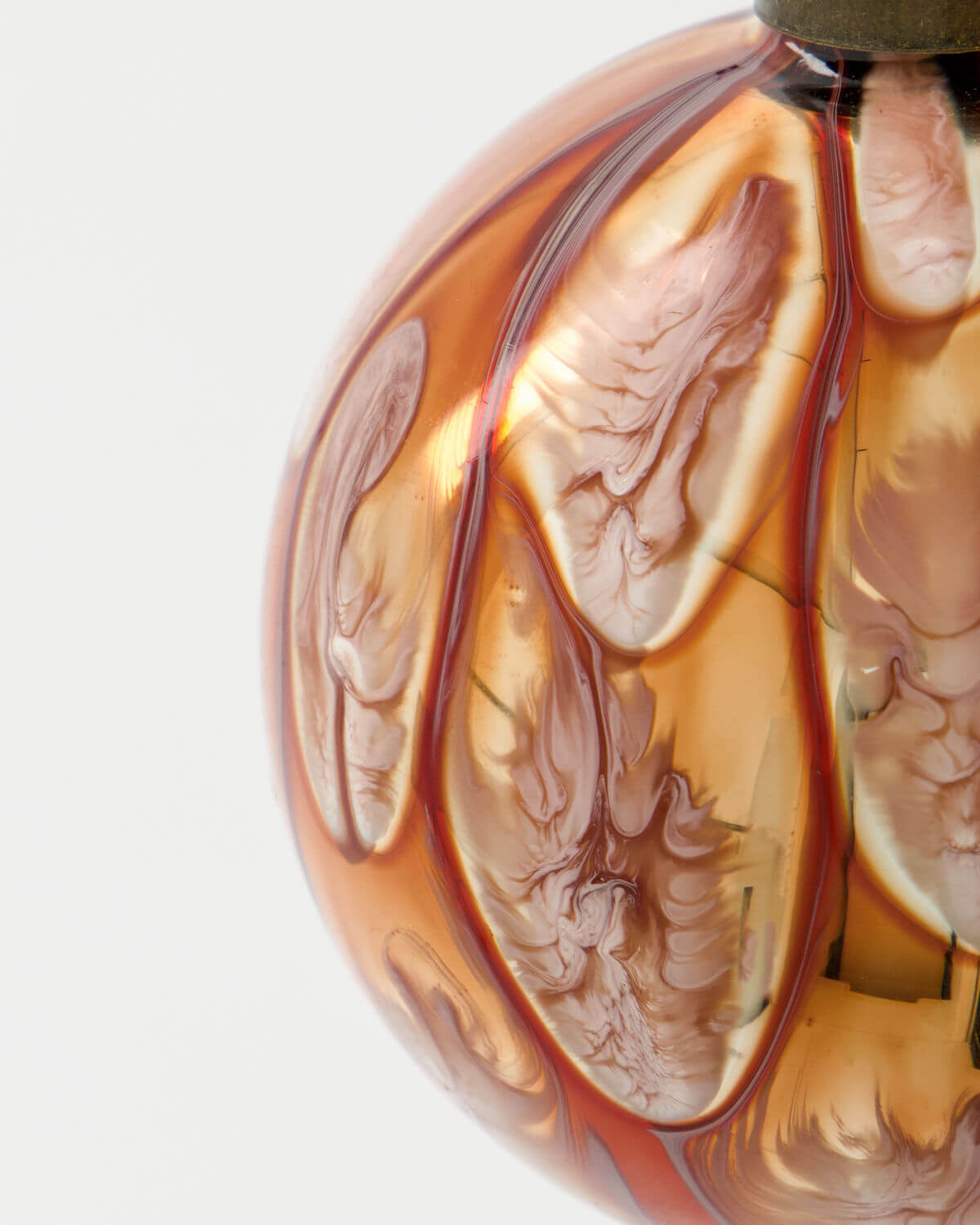Runy Ornament - Pair | Amber | Glass | by House Doctor - Lifestory