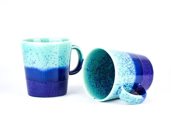 Porcelain Handled Mug in Various Glazes by SGW Lab - Lifestory