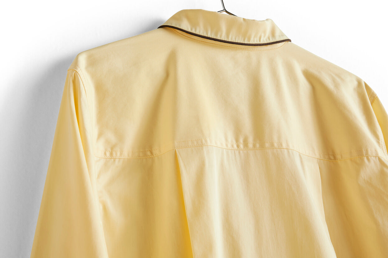 Outline Long Sleeve Pyjama Shirt - Unisex | Soft Yellow | by HAY - Lifestory