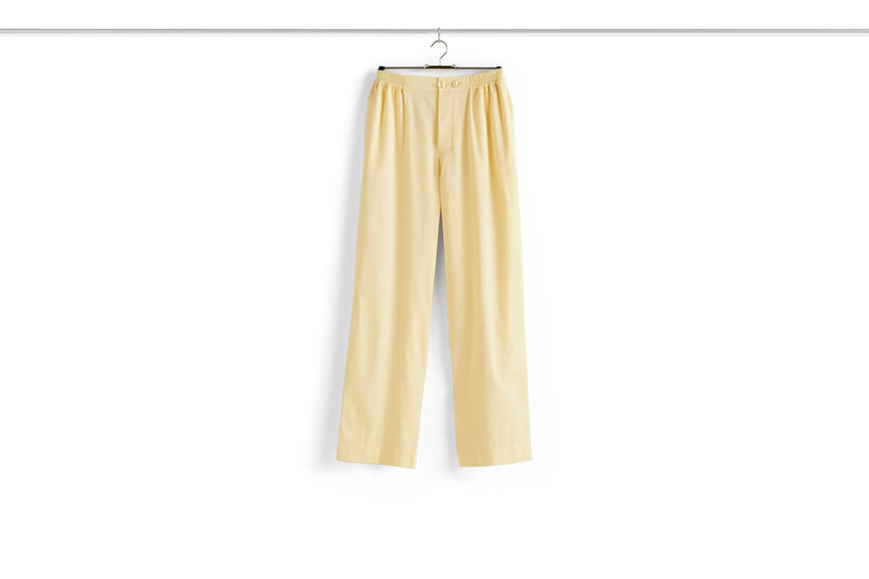 Outline Pyjama Trousers - Unisex | Soft Yellow | by HAY - Lifestory