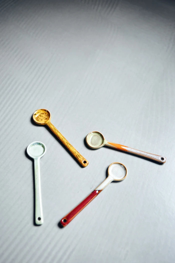 Set of 4 Scorpius Ceramic Spoons by HKLIVING - Lifestory