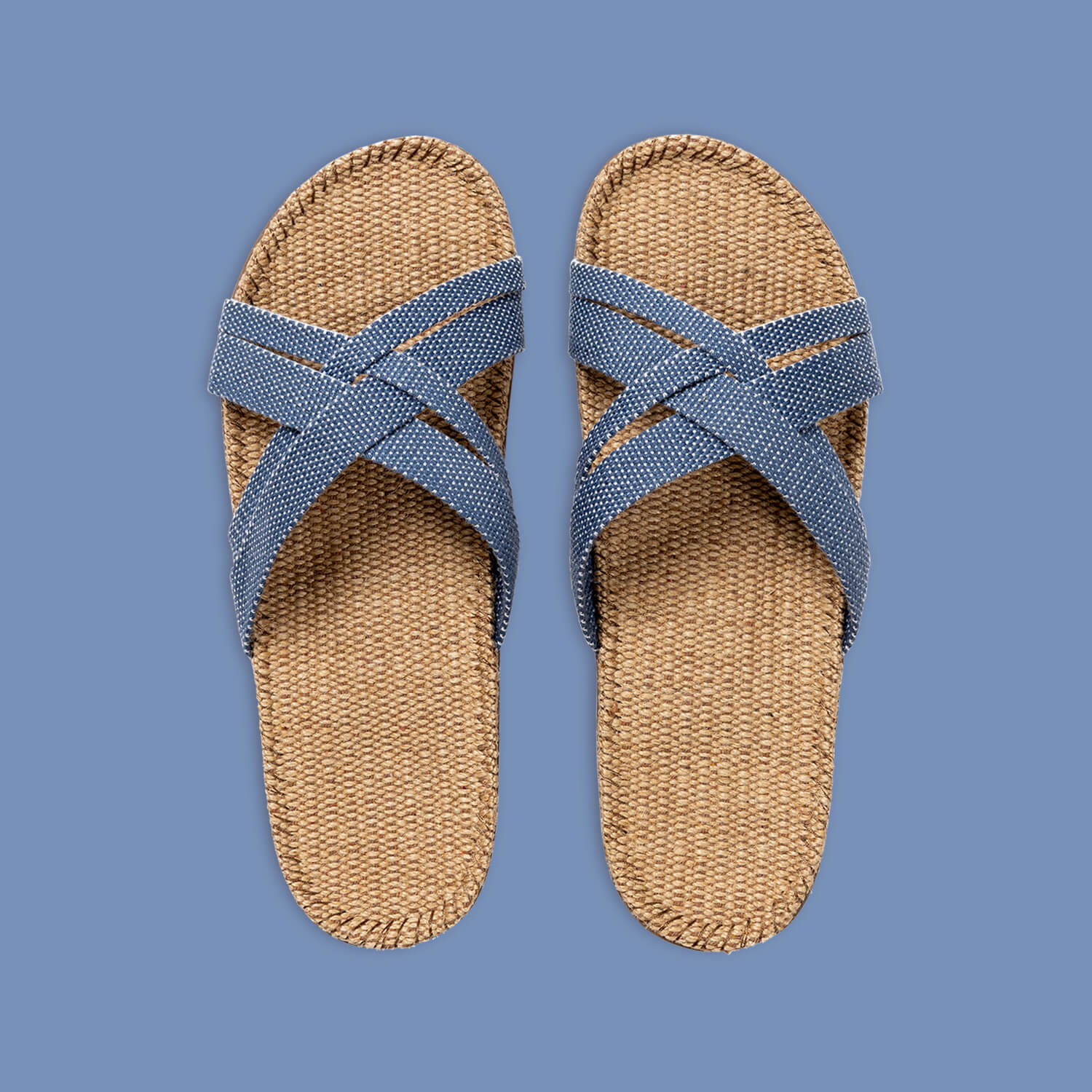 Danish Sandals - Womens #1 | Blue Dots | Light Breathable Washable | by Shangies - Lifestory - Shangies by Stilov