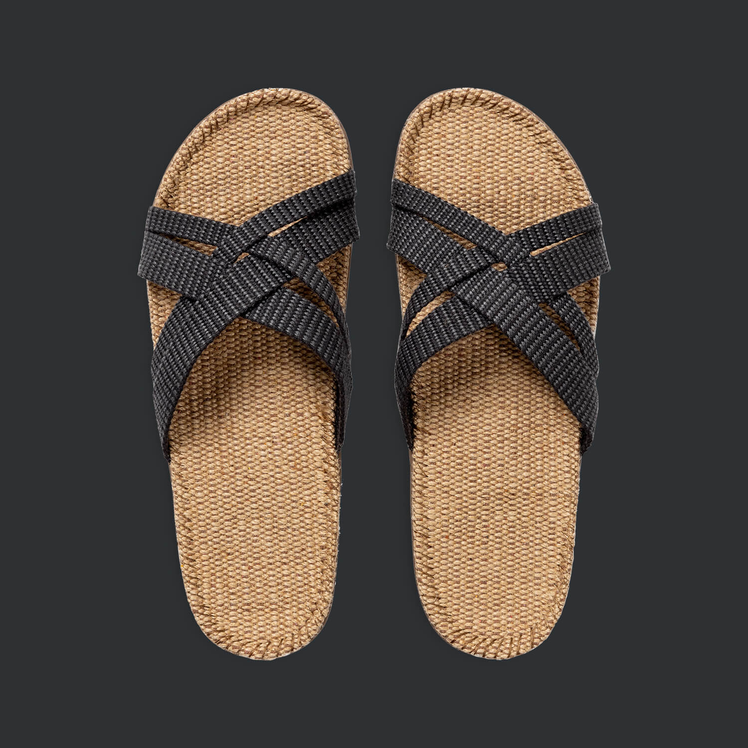 Danish Sandals - Womens #1 | Charcoal | Light Breathable Washable | by Shangies - Lifestory - Shangies by Stilov