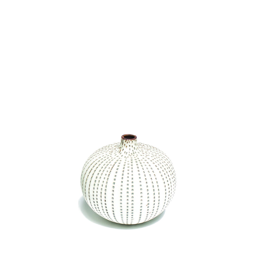 Bari Vase | Small | Brown Dots | by Lindform - Lifestory