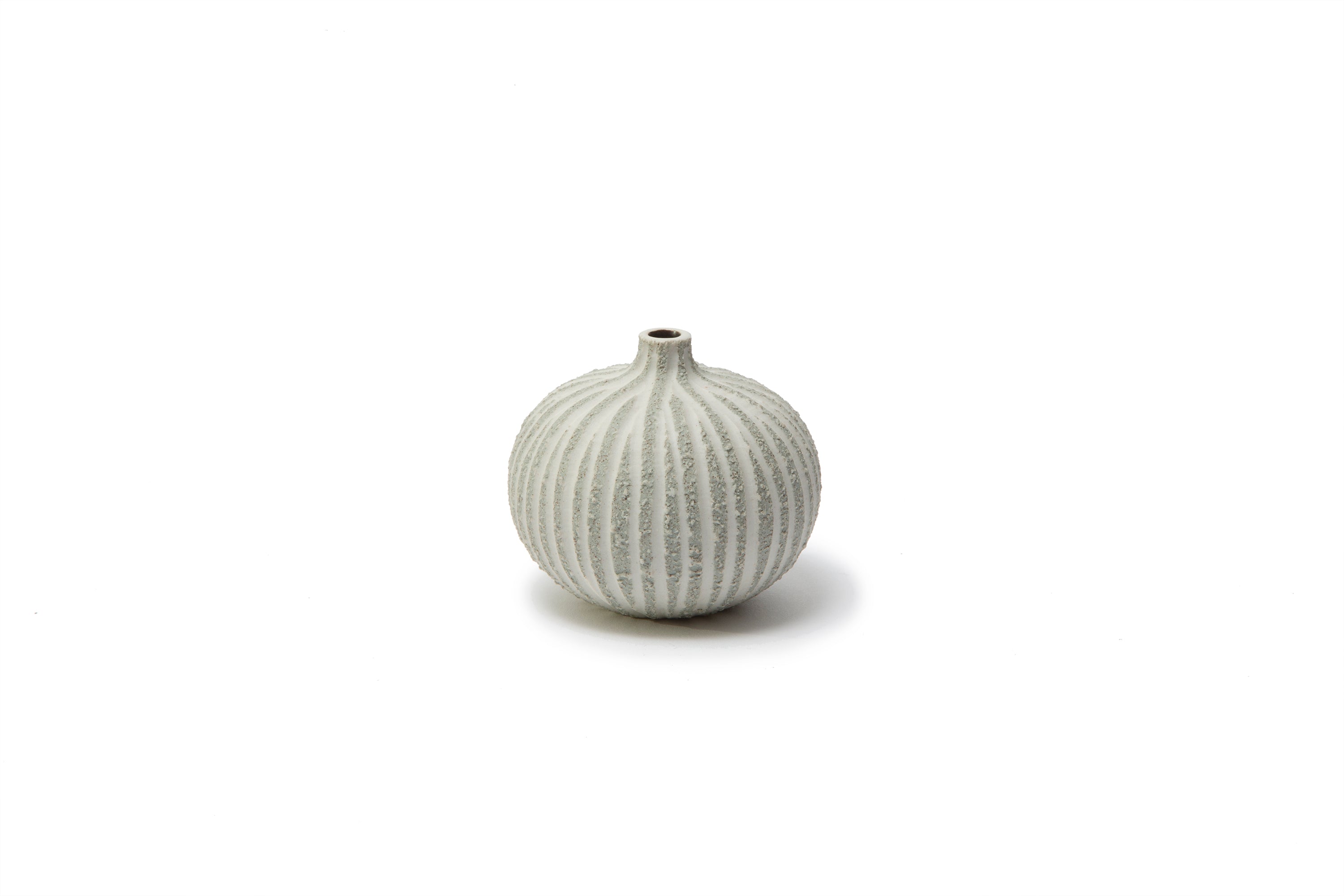 Bari Vase | Small | Stone Stripe Light Grey Rough Lines | by Lindform - Lifestory - Lindform