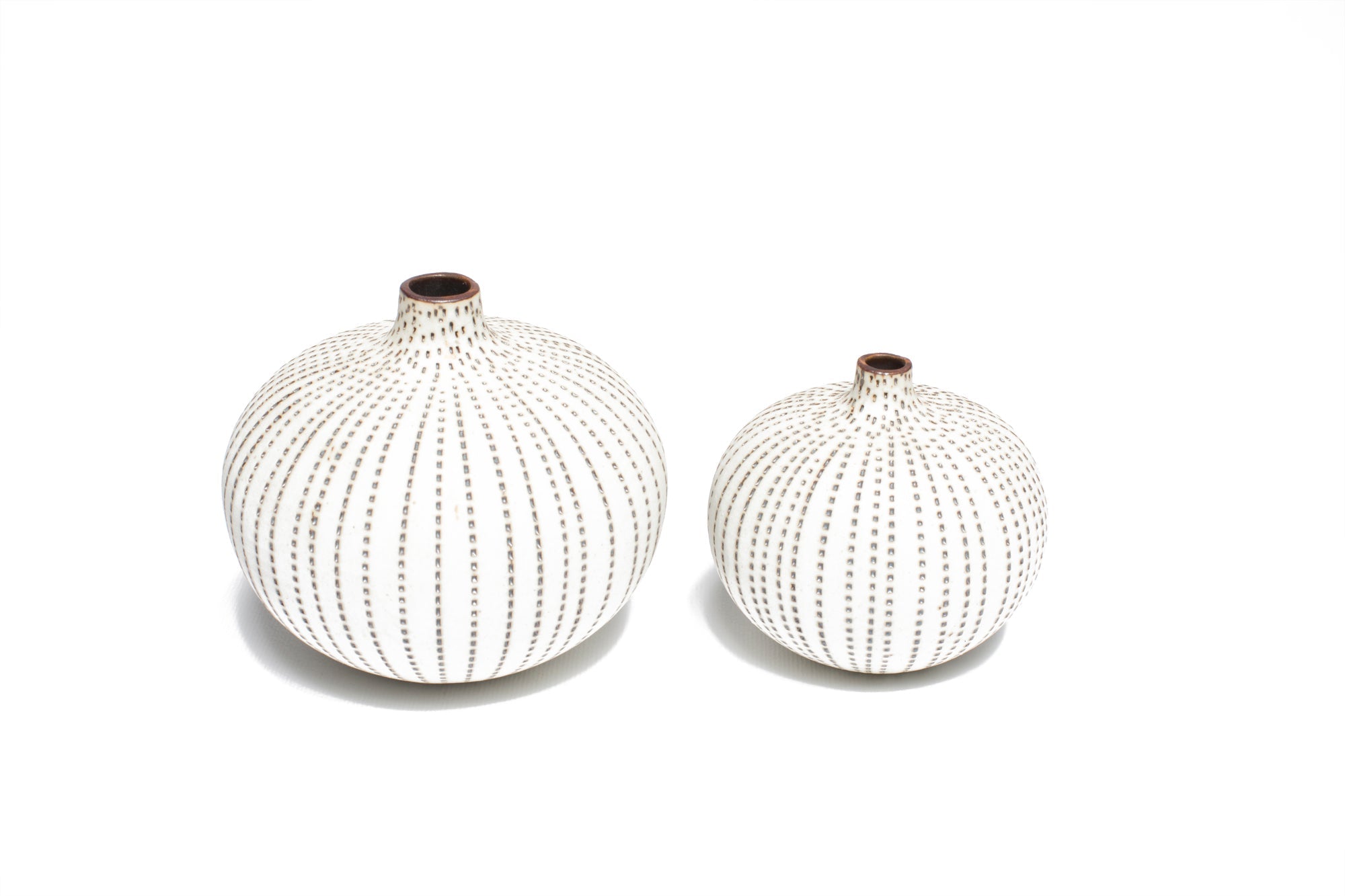 Bari Vase | Medium | Brown Dots | by Lindform - Lifestory