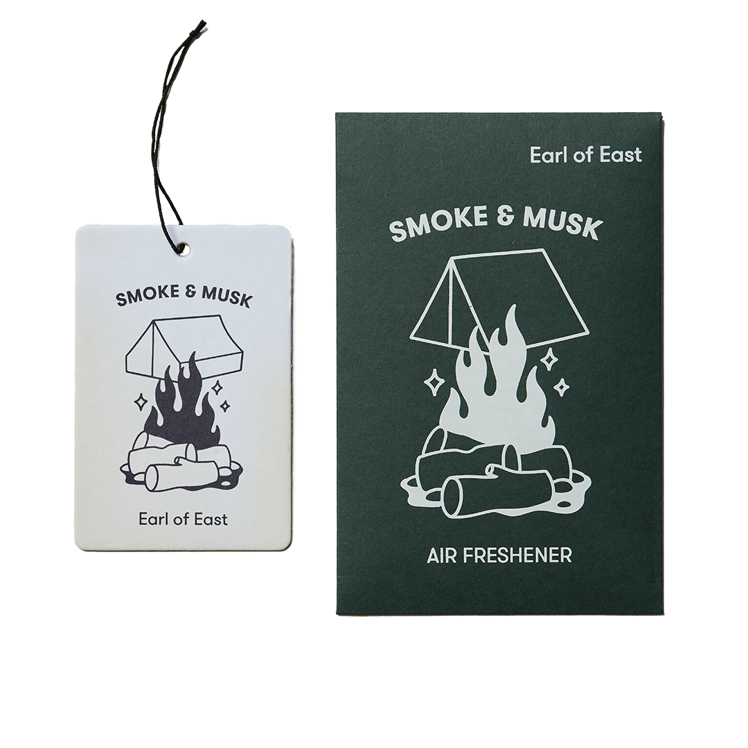 Air Freshener | Smoke & Musk | Green Balsam Fir, Wood Smoke & Musky Patchouli | by Earl of East - Lifestory