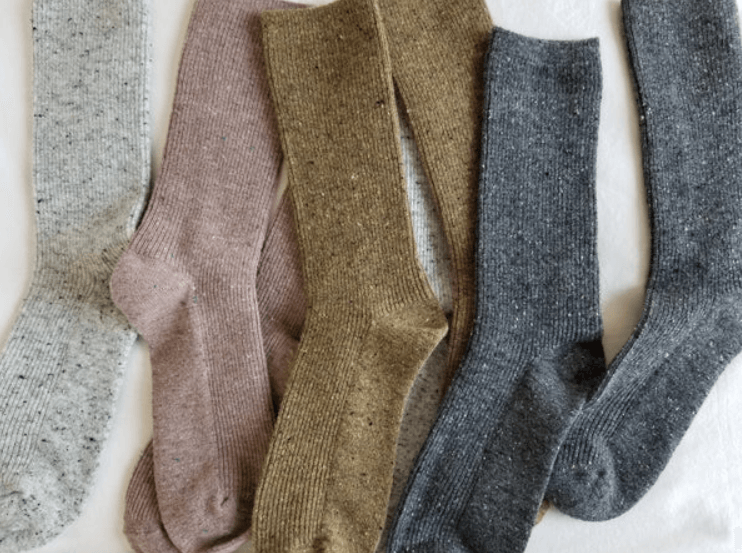 Snow Socks | Tan | by Le Bon Shoppe - Lifestory