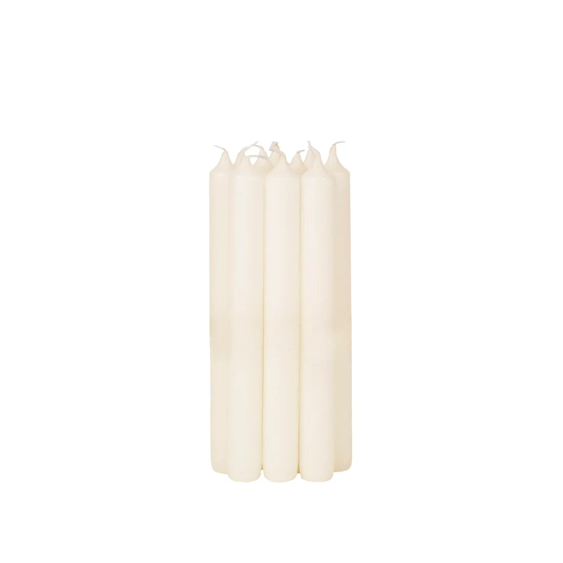 Broste Copenhagen Set of 10 Soft Taper Candles (Ø2.2 x H19.4 cm)