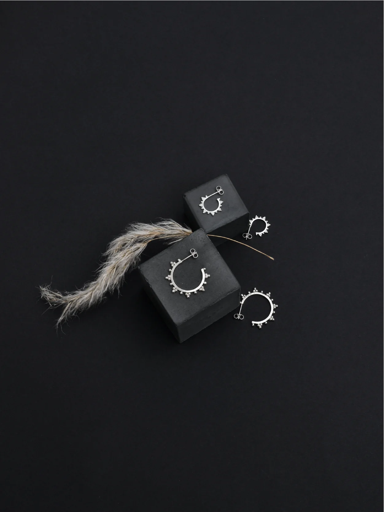 Medium Sol Earrings | Silver - Lifestory - Behind Bracken