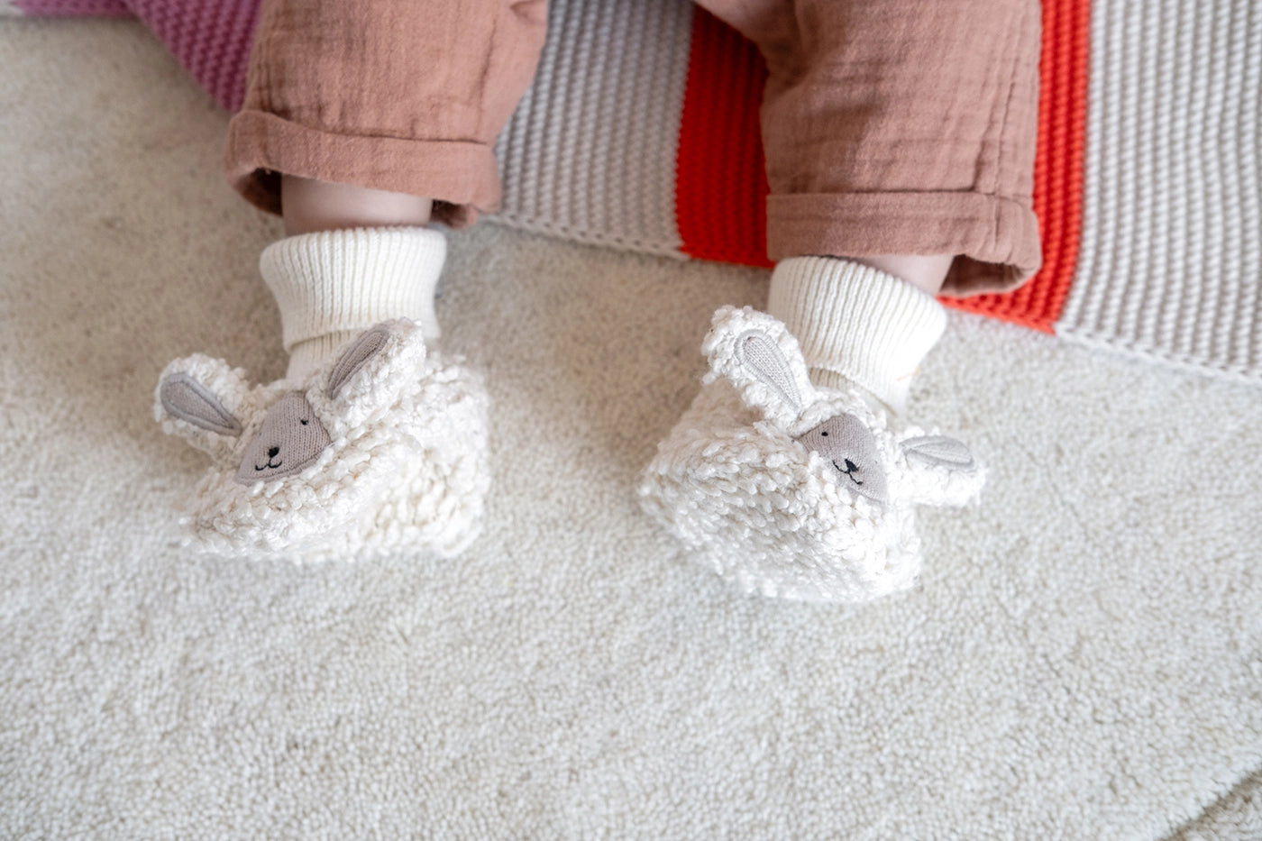 Sophie Home Cotton Knit Baby Slipper Socks | Various Animals