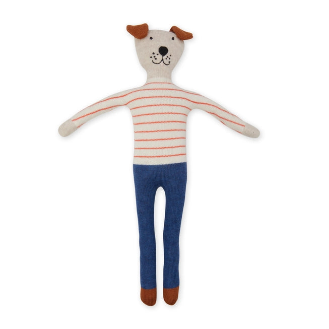 Dog Soft Toy in Red by Sophie Home on a white background