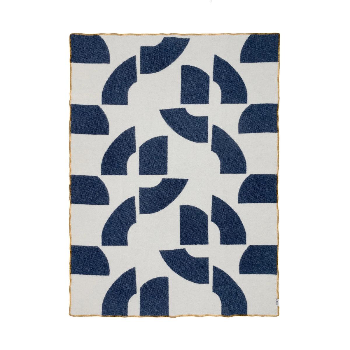 Wool 'Deko' Blanket | Navy | by Sophie Home - Lifestory