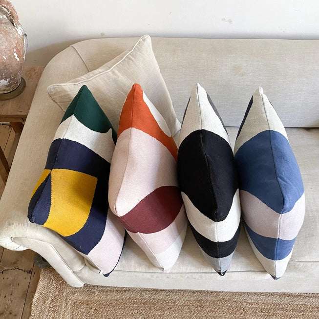 Orbi Cushion - Mono | Cotton & Biodegradable Inner | by Sophie Home - Lifestory