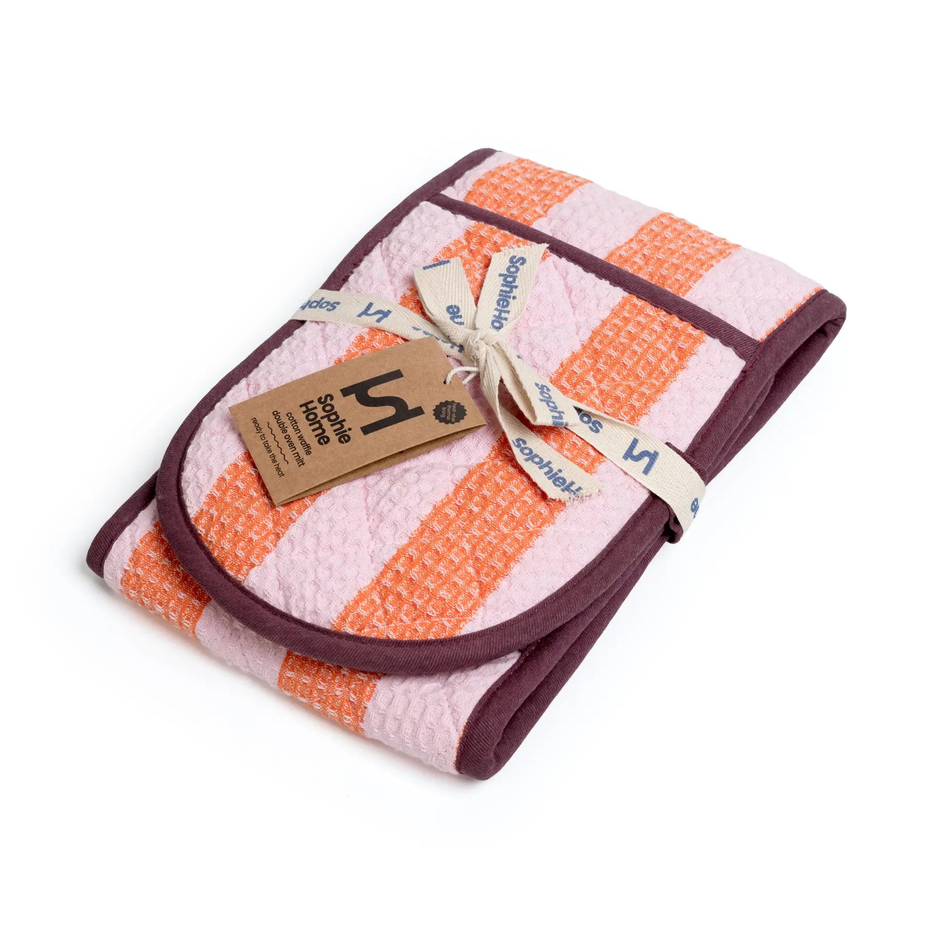 Sophie Home Striped Cotton Double Oven Glove
