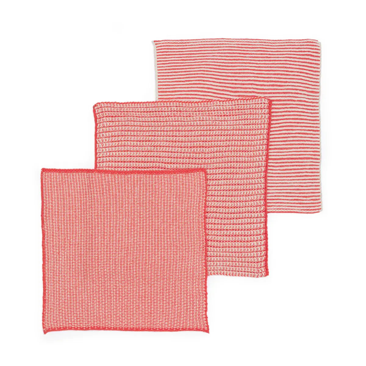 Sophie Home Reusable Cotton Textured Dish Cloths - Set of 3 - Lifestory