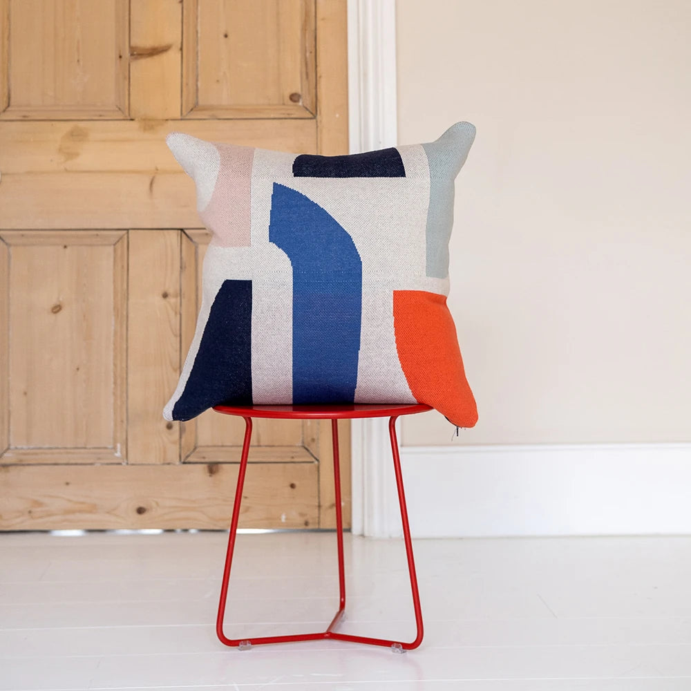 Bruten Cushion | Multi | Cotton & Biodegradable Inner | by Sophie Home - Lifestory