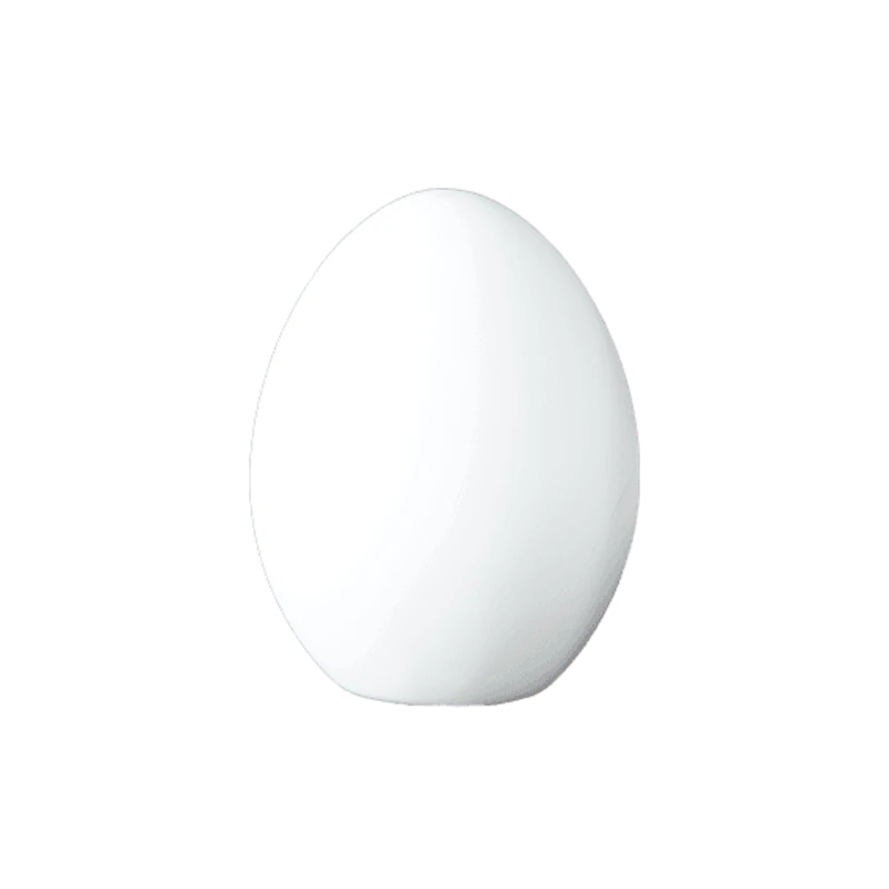 Standing Egg | White | Ceramic | by DBKD - Lifestory