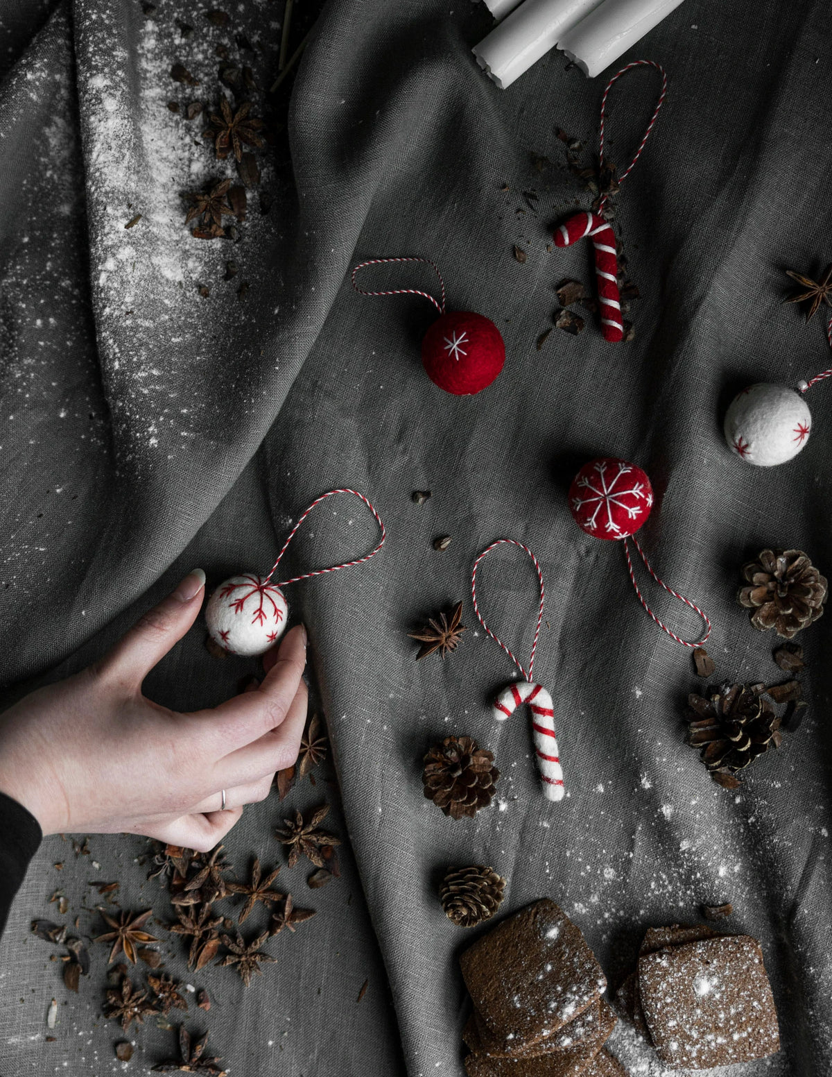 Storefactory Fairtrade Wool hanging decorations.