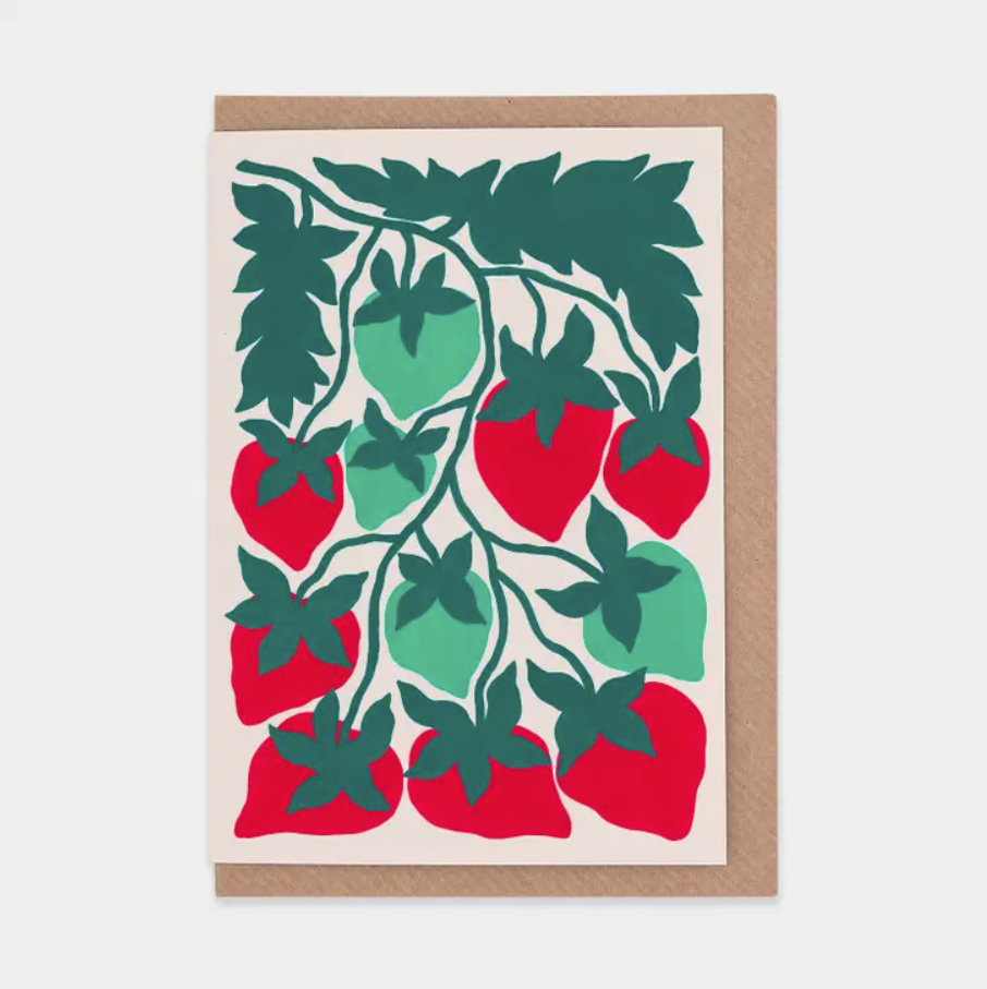 Strawberries Card | Blank | by Evermade - Lifestory