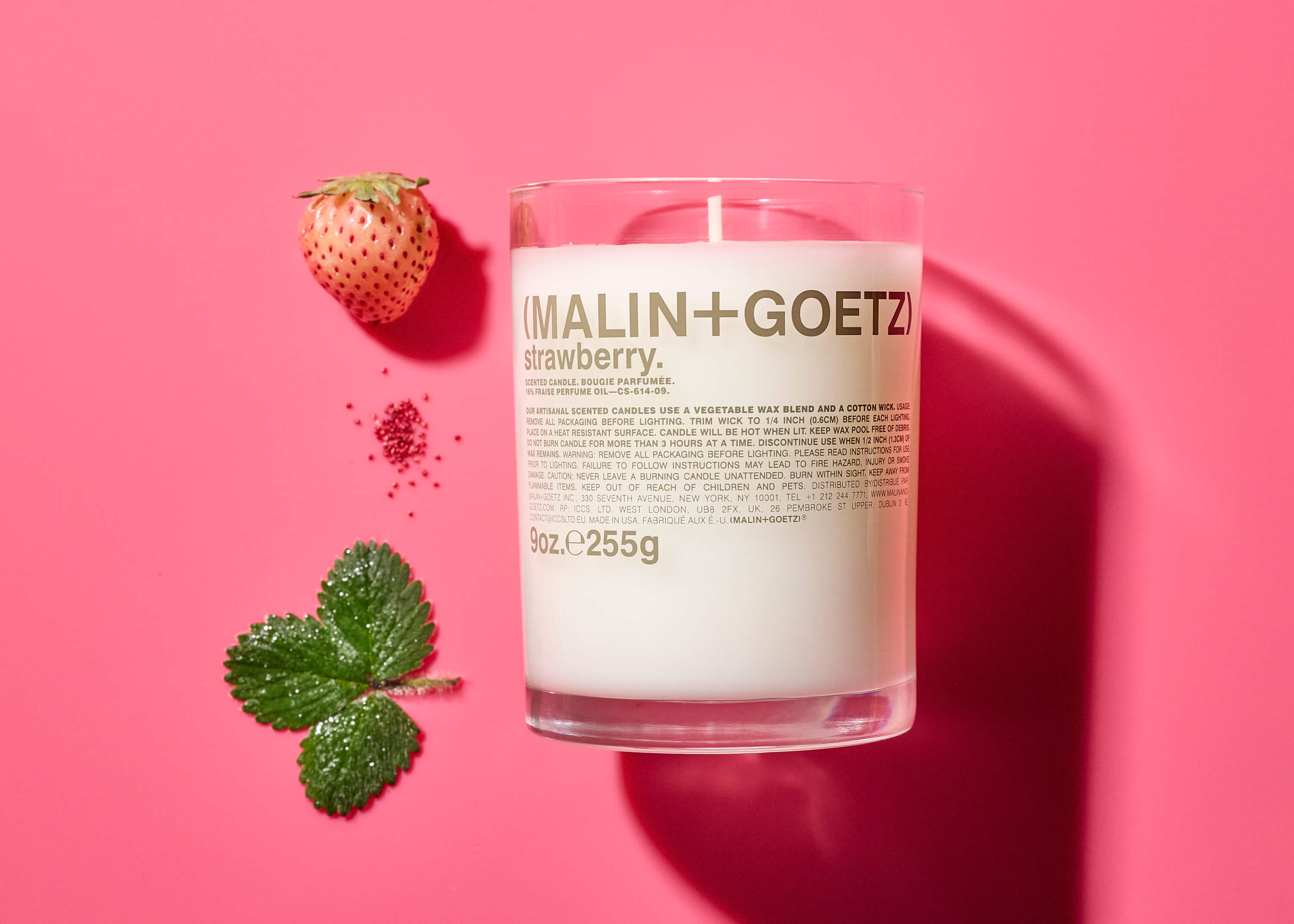 Strawberry Candle | 60 Hour Burn Time | by Malin+Goetz - Lifestory