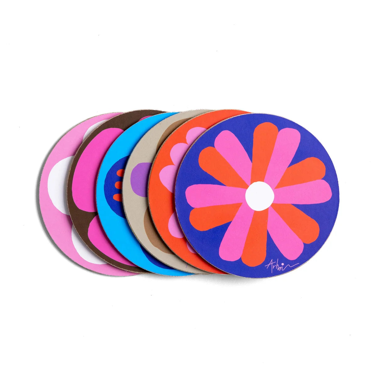 Studio Arhoj Party Coaster Set of 6 - 2 Styles