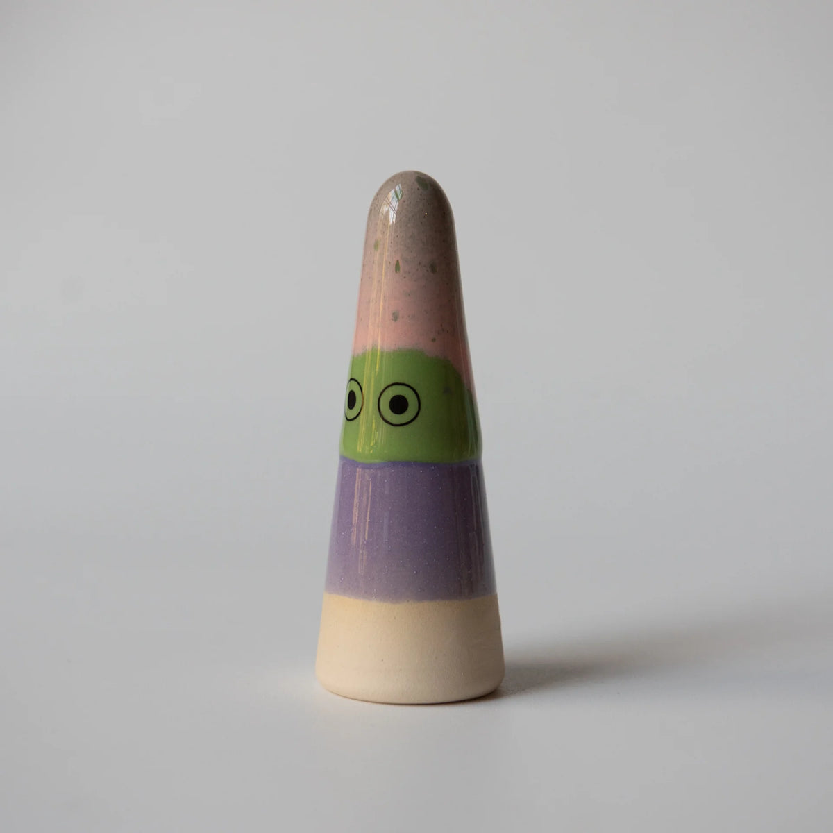 Studio Arhoj Ghost | Jez | Striped Green & Purple Glaze
