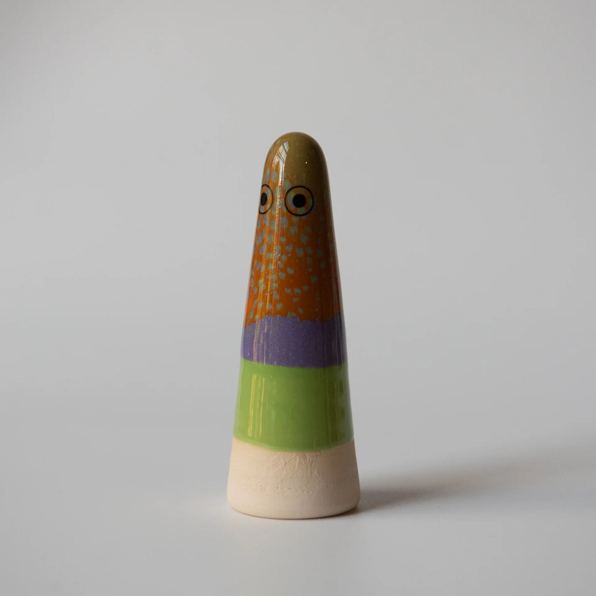Studio Arhoj Ghost | Jayne | Striped Glaze Ceramic Figurine