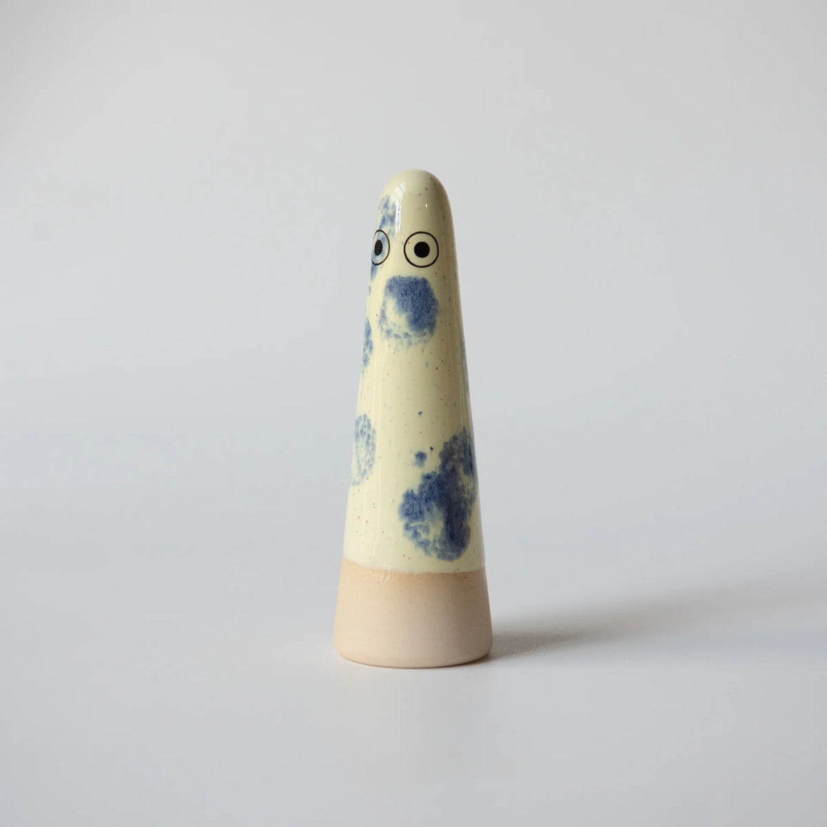 Studio Arhoj Ghost | Baxter | Yellow & Blue Ceramic Figurine