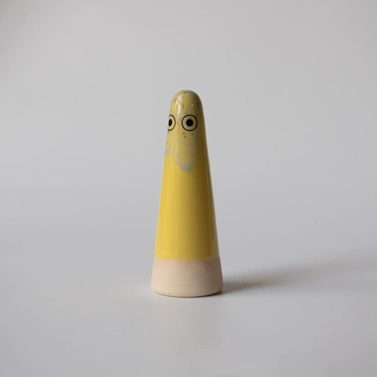 Studio Arhoj Ghost | Milo in Yellow Glaze | Ceramic Figurine