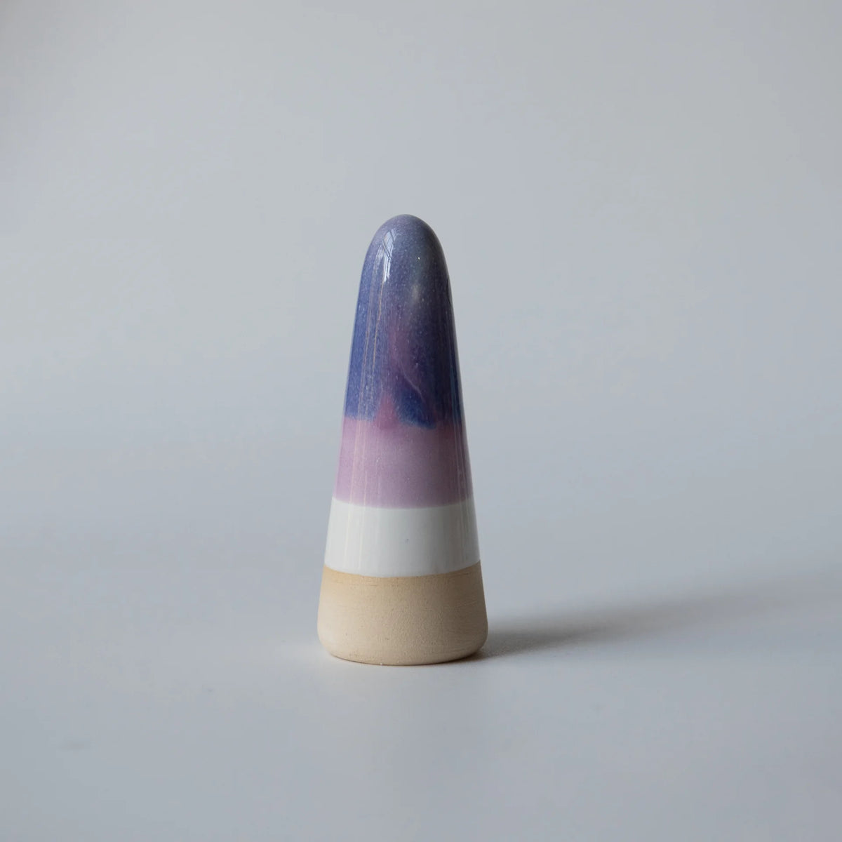 Studio Arhoj Ghost | Dante in Blue & Pink Glaze | Ceramic Figurine