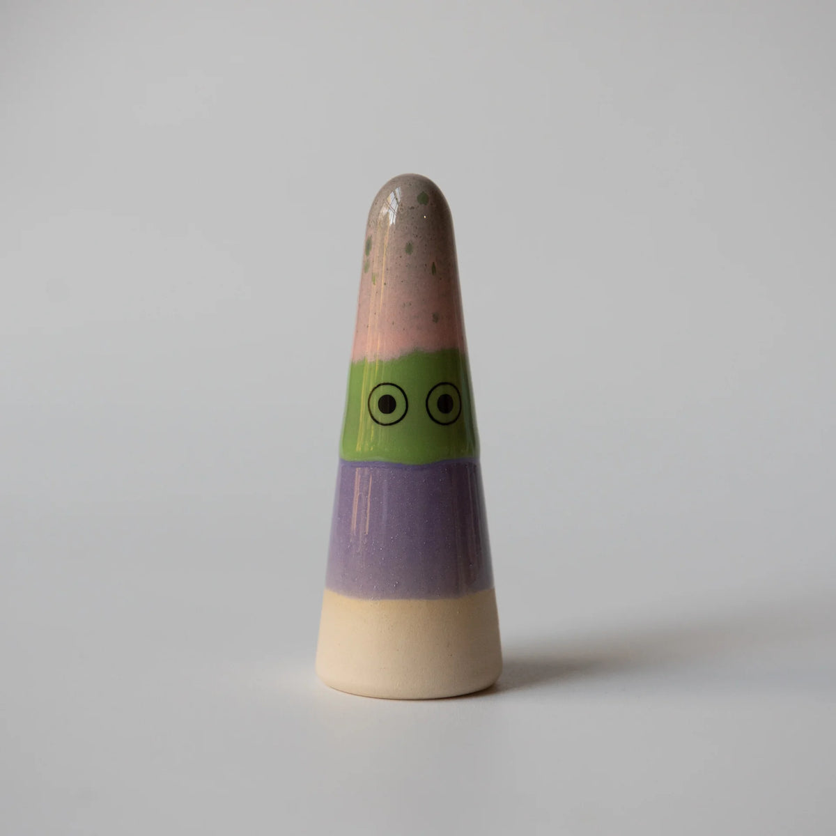 Studio Arhoj Ghost | Jez | Striped Green & Purple Glaze