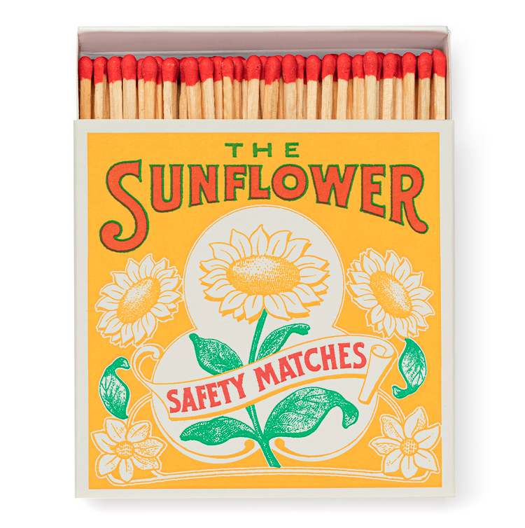 Long Matches - Square Box | Sunflower | by Archivist - Lifestory