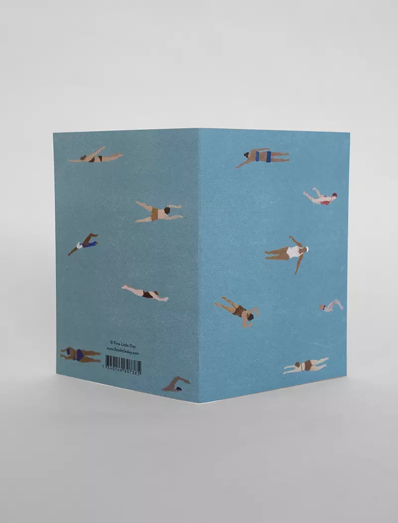 Swimmers Card | Blank Inside | by Fine Little Day - Lifestory
