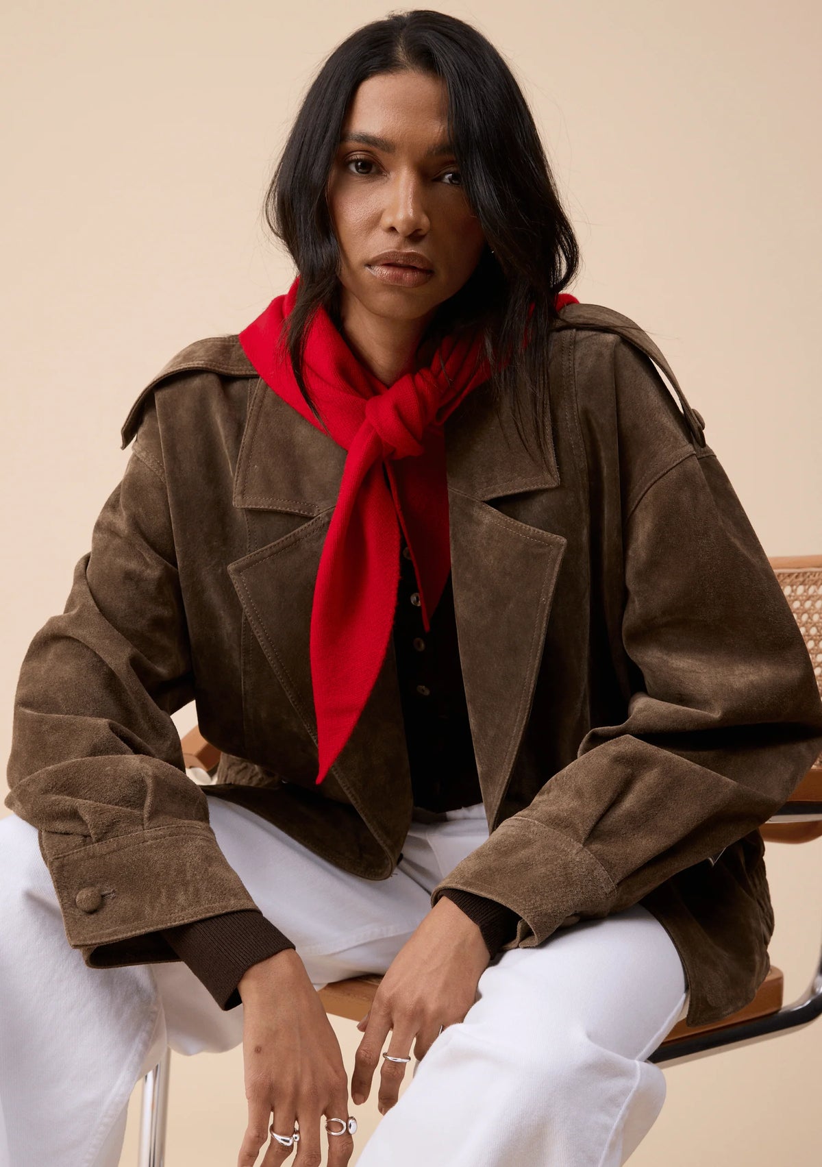 TBCo Merino Wool Triangle Scarf in Various Colours