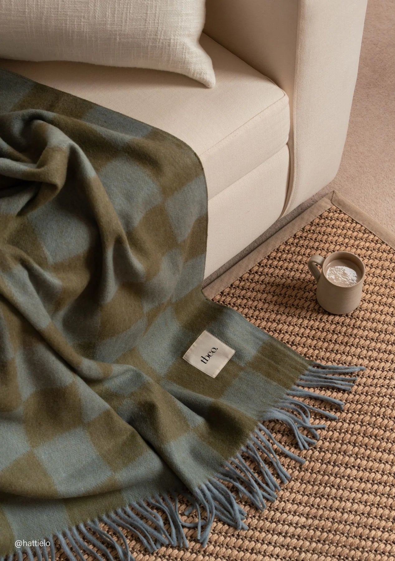 TBCo Recycled Wool Blanket in Various Colours - Lifestory