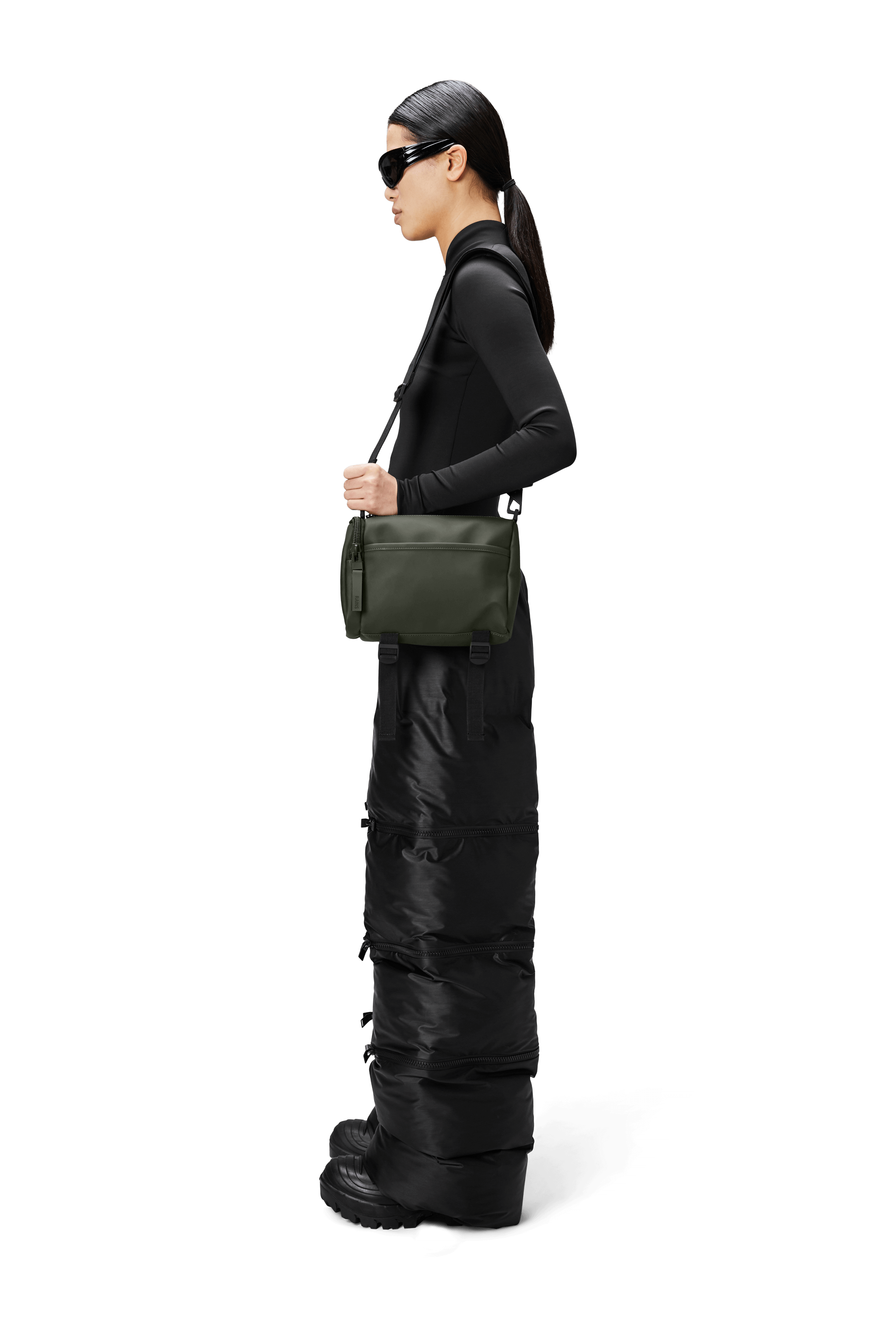 Texel Crossbody Bag | Green | Waterproof | by Rains - Lifestory - Rains
