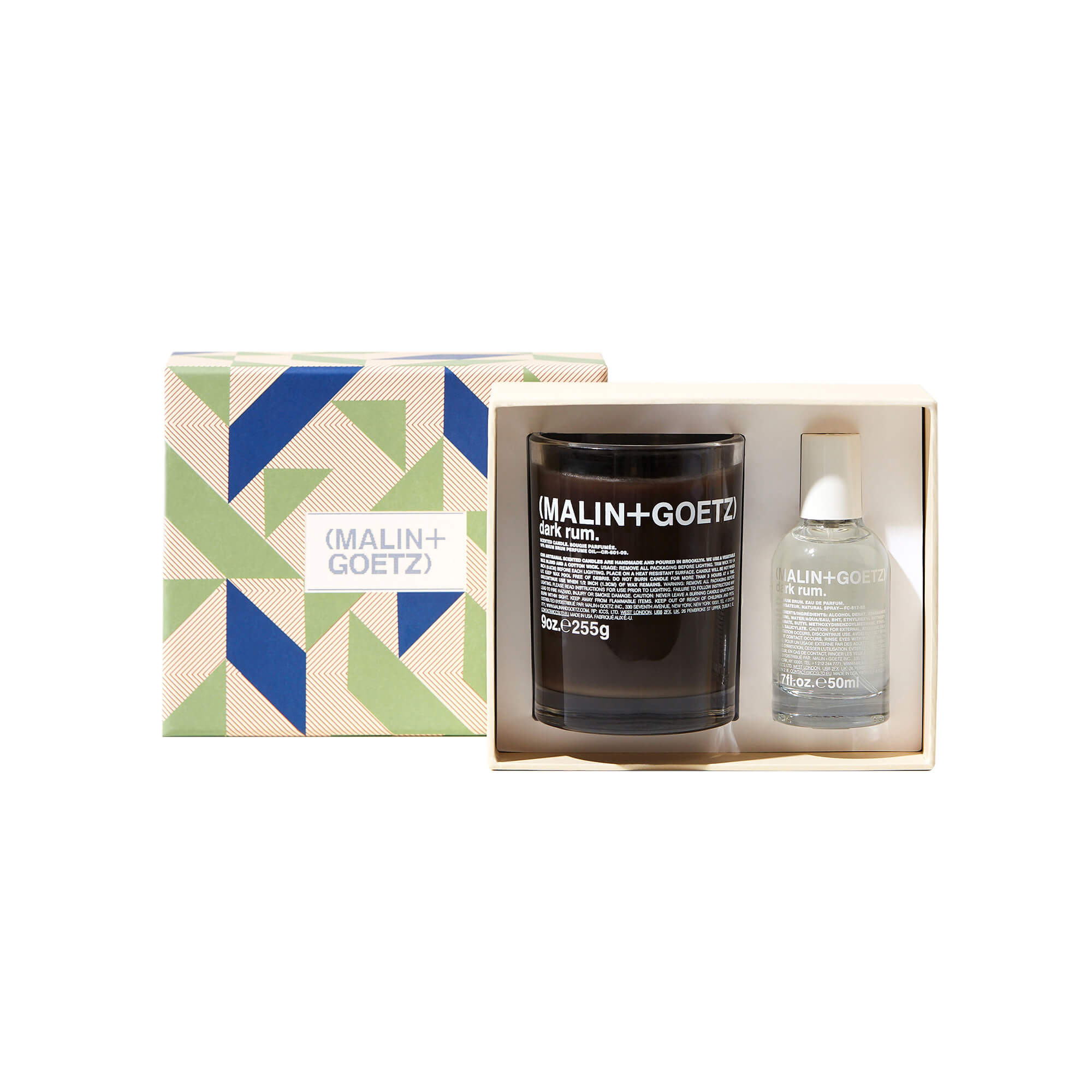 That's The Spirit - Gift Set | Dark Rum Candle & Eau De Parfum | by Malin+Goetz - Lifestory