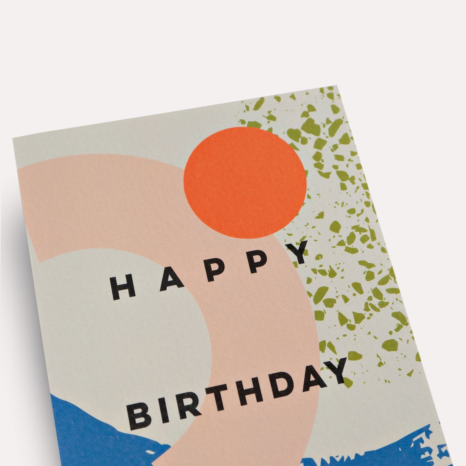 Memphis Brush Happy Birthday Card by The Completist - Lifestory