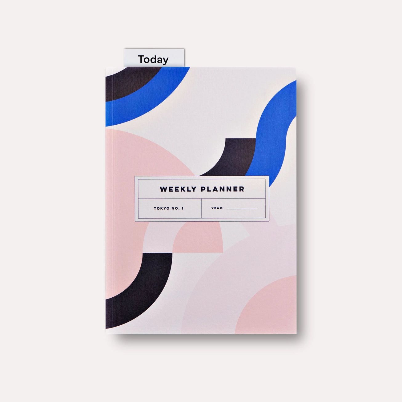 The Completist Tokyo No.1 Weekly Lay Flat Undated Planner A5 cover view with bookmark