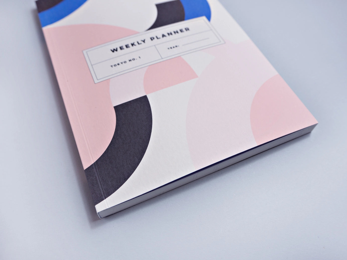 The Completist Tokyo No.1 Weekly Lay Flat Undated Planner A5 close up cover view