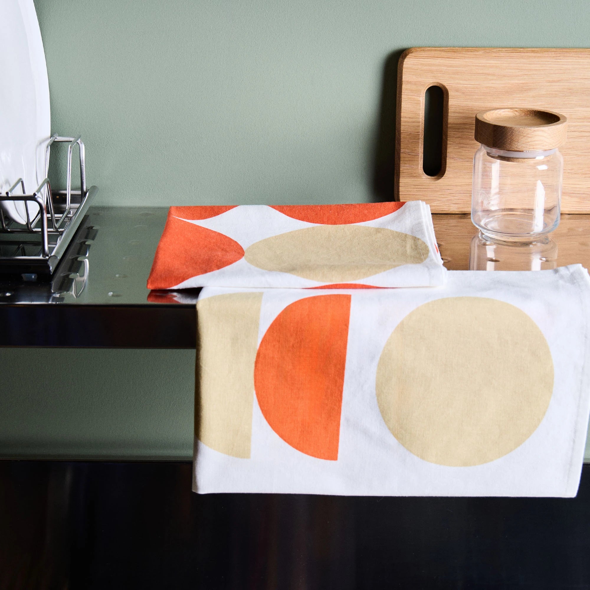 Dessau Print Tea Towel Set of 2 by The Conran Shop