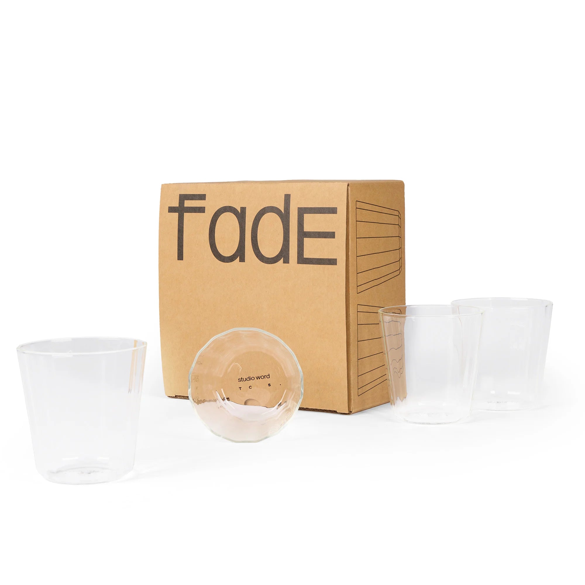 Fade Tumbler Set of 4 in Various Colours by The Conran Shop