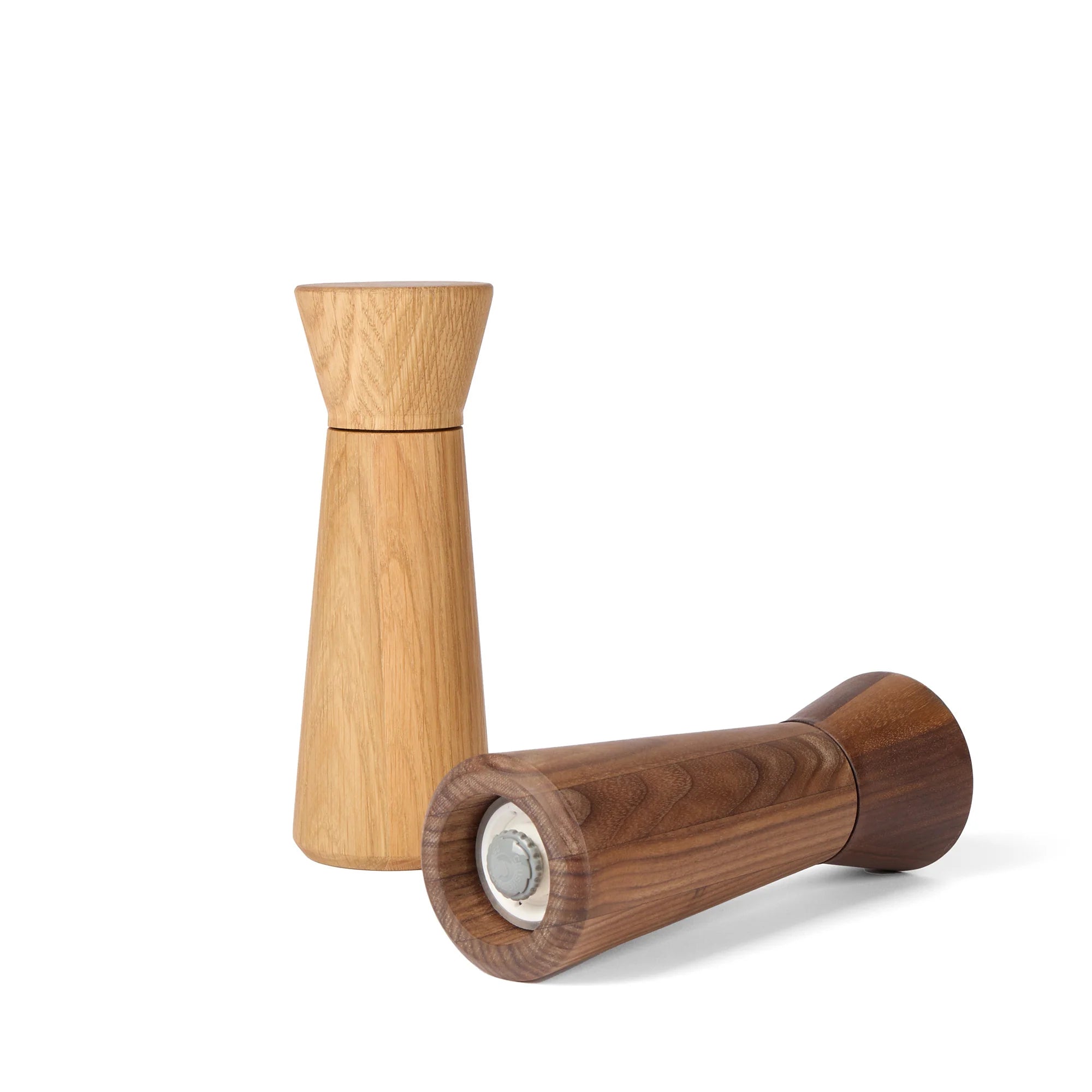 Istria Oak & Walnut Salt & Pepper Mill Pair by The Conran Shop