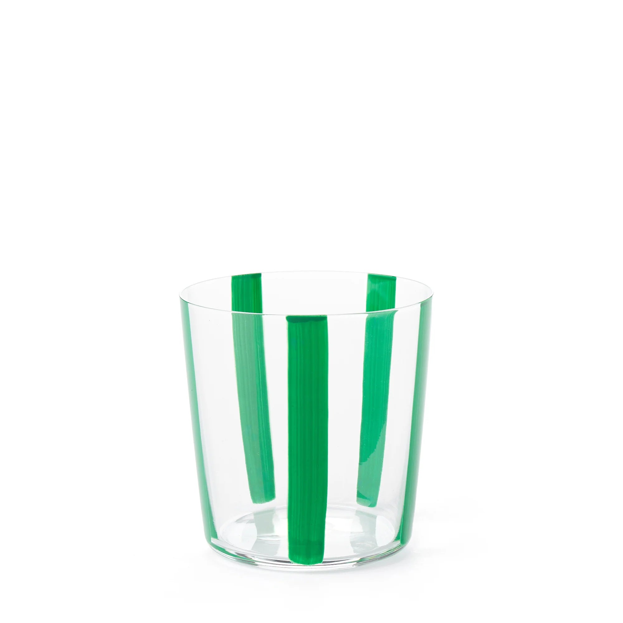 Nova Stripe Low Glass Tumbler Set of 4 by The Conran Shop - Lifestory
